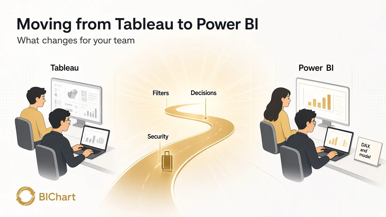 Moving from Tableau to Power BI: What Changes for Your Team